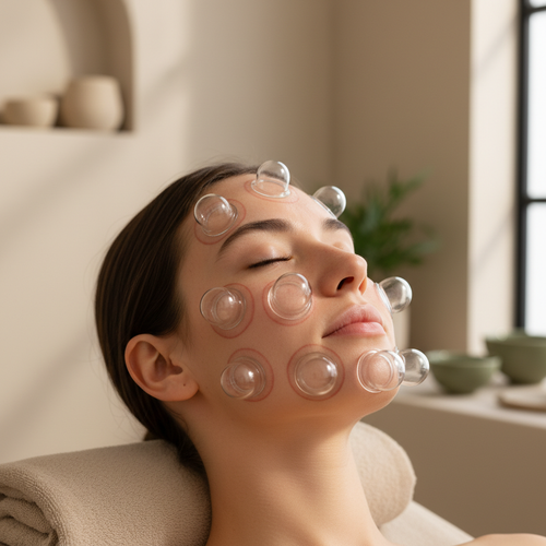 Facial cupping therapy at The Remedy Hub